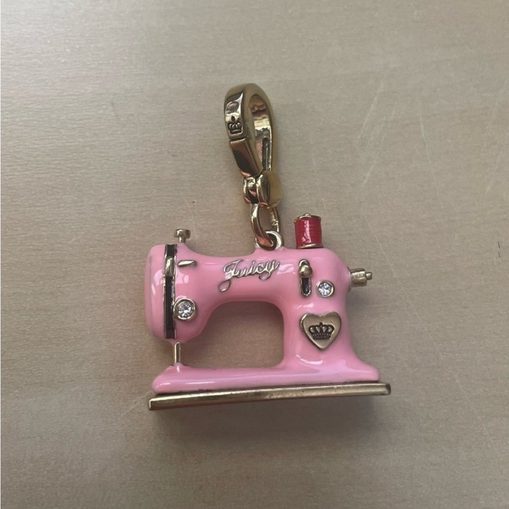 Juicy Couture Sewing Machine Charm - flawed